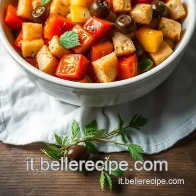 Panzanella con Alici: la Toscana in un Boccone! Scheda ricetta