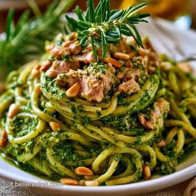 Pasta Al Pesto E Tonno in 25 Minuti Scheda ricetta