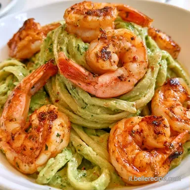 Pasta con Avocado e Gamberi in 20 Minuti Scheda ricetta