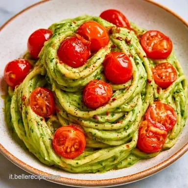 Pasta Con Avocado E Pomodorini Cremosa Scheda ricetta
