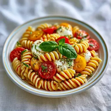 Pasta Fredda Fresca Basilico in 25 Minuti Scheda ricetta