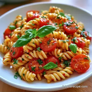 Pasta Fredda Pomodoro Basilico in 30 Min Scheda ricetta