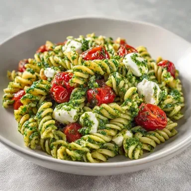 Pasta Fredda Sfiziosa Estiva con Pesto Scheda ricetta