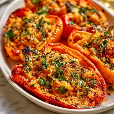 Peperoni Ripieni Di Couscous per 4 Persone Scheda ricetta