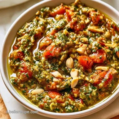 Pesto Trapanese in 15 Minuti Scheda ricetta
