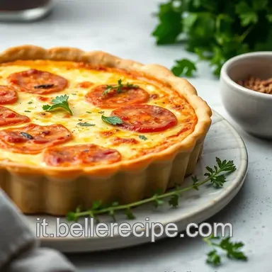Quiche Lorraine Perfetta: Un Classico Italiano! Scheda ricetta