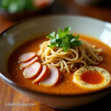 Ramen Shoyu Classico Il Segreto dellUmami Perfetto in Ciotola Scheda ricetta