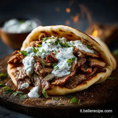 Pita Gyros La Ricetta Originale Greca con Tzatziki Fatto in Casa Scheda ricetta