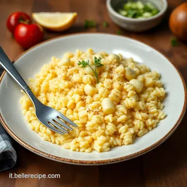 Risotto alla Milanese: Un Bacio Dorato di Zafferano Scheda ricetta