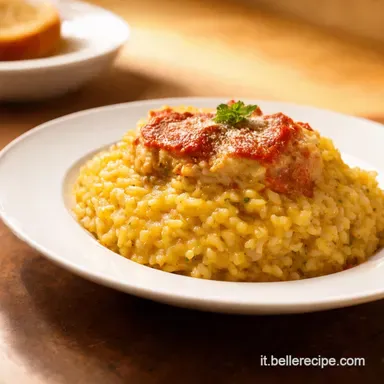 Risotto alla Parmigiana La Ricetta Cremosa che Scalda il Cuore Scheda ricetta