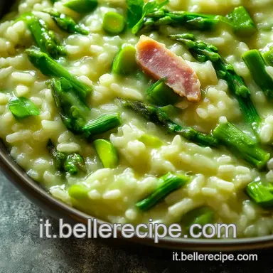 Ricette con asparagi: Risotto Cremoso Perfetto (e Guanciale Croccante!) Scheda ricetta