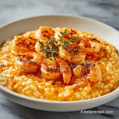 Risotto con Gamberi e Arancia per 4 Porzioni