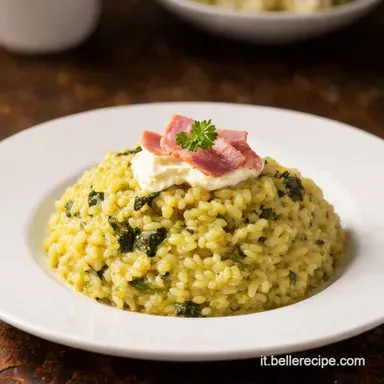 Risotto Cime di Rapa e Speck Ricetta Cremosa e Rustica Scheda ricetta
