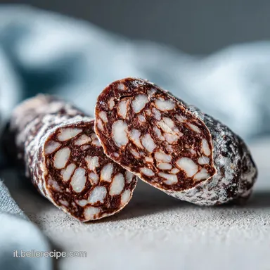 Salame Cioccolato e Caff&egrave; Senza Uova Ready in 30 Min Scheda ricetta