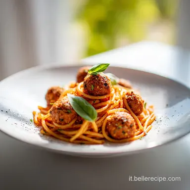 Spaghetti con Polpettine per 4 Persone: Ricetta Italiana