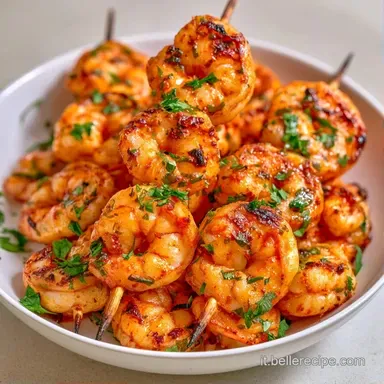 Spiedini Di Gamberi Grigliati in 16 Minuti Scheda ricetta