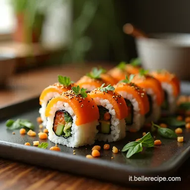 Ricetta Sushi di Verdure Fresche Maki Vegani Perfetti Scheda ricetta