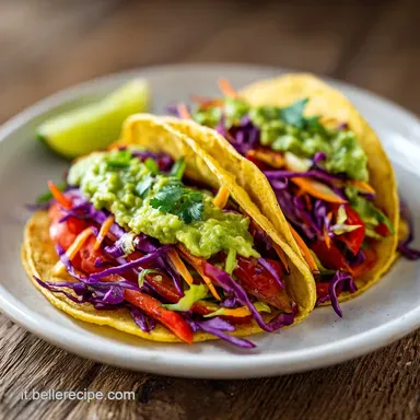 Tacos con Guacamole e Verdure per 4 Persone Scheda ricetta