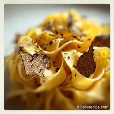Tagliatelle al Tartufo: Mantecatura Perfetta Scheda ricetta