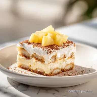 Tiramis&ugrave; all'Ananas: Ricetta Fresca per 8 Porzioni Scheda ricetta