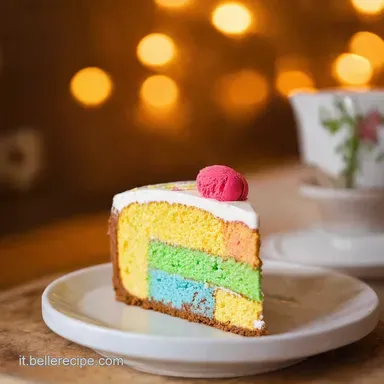 Torte Compleanno Particolari Torta Gelato Arcobaleno Fai da Te Scheda ricetta