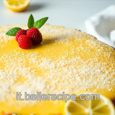 Dolci Veloci! Torta Soffice al Limone: La Ricetta Facile! Scheda ricetta