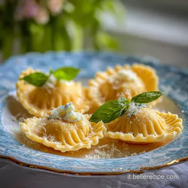 Tortelli Salati al Formaggio Ripieni per 4 Porzioni Scheda ricetta