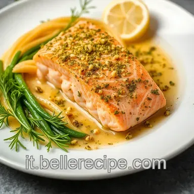 Secondi di Pesce da Chef: Salmone Croccante al Pistacchio! Scheda ricetta