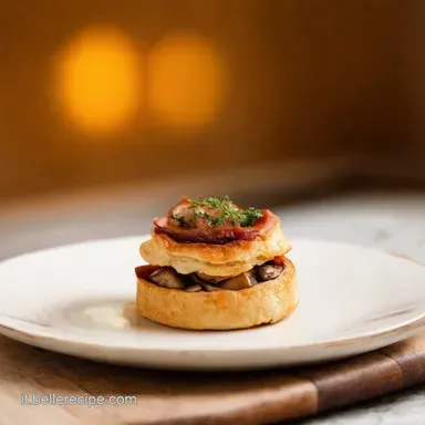 Vol au Vent Funghi e Prosciutto Un Classico Italiano Scheda ricetta