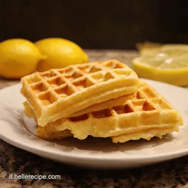 Waffle al Limone Soffici La Ricetta della Nonna Rivelata Scheda ricetta