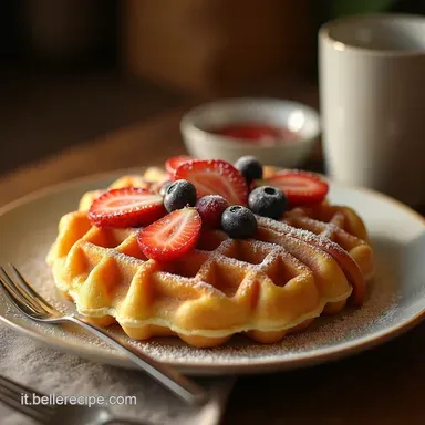 Waffle Belga Autentico Croccante Fuori Leggero Dentro Scheda ricetta