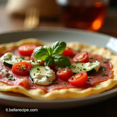 Zuccotto Salato di Piadina Il Rustico Cremoso con Ricotta Scheda ricetta