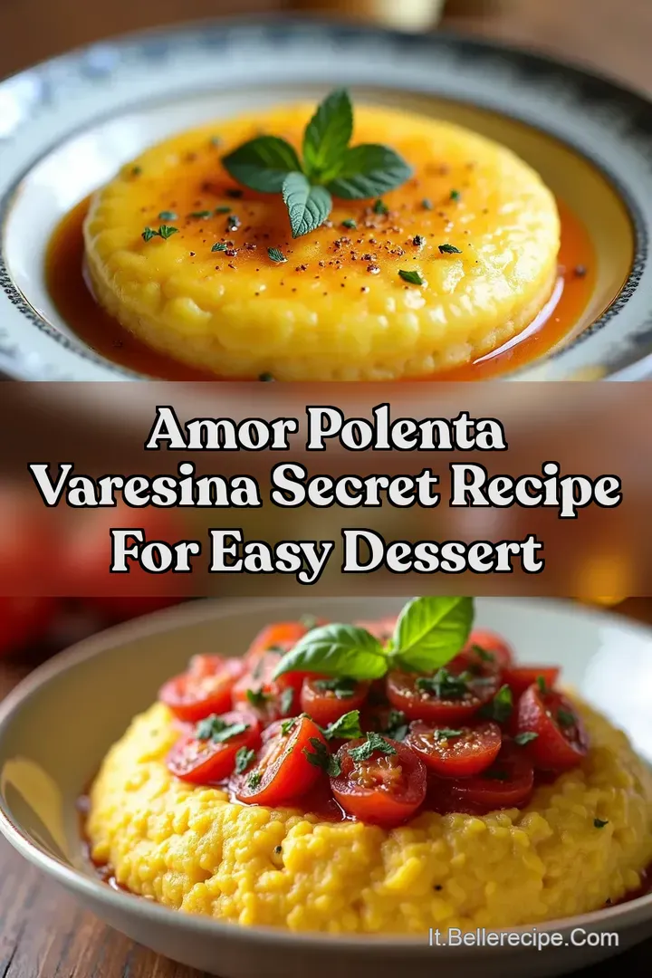 Amor Polenta Varesina Secret Recipe For Easy Dessert