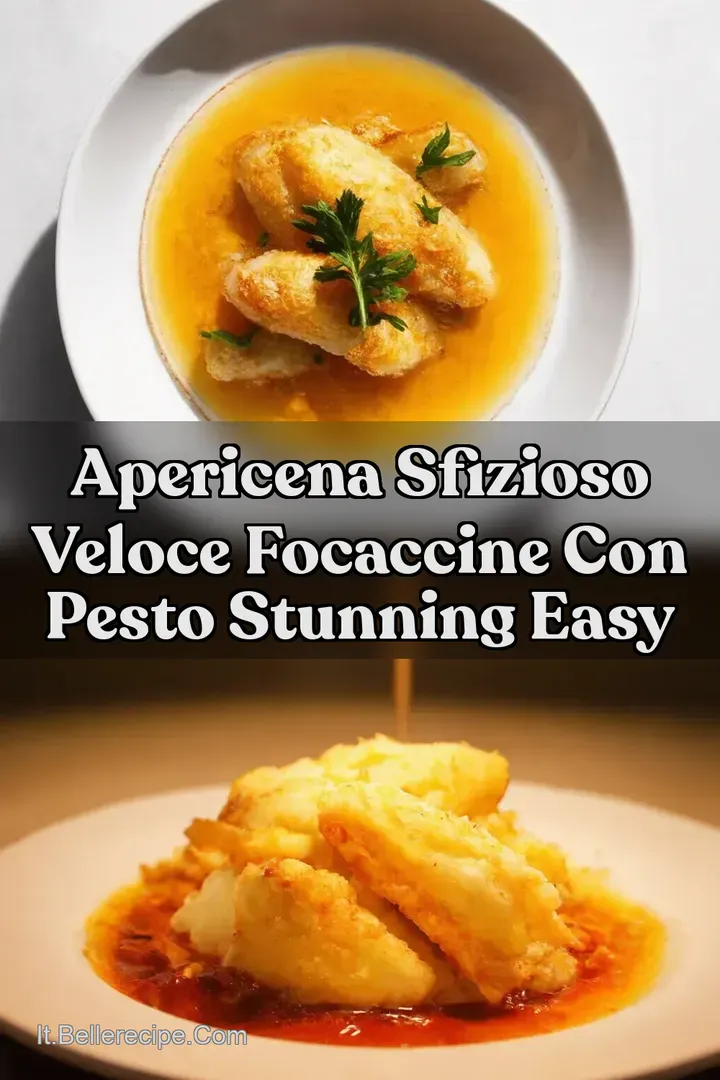 Apericena Sfizioso Veloce Focaccine Con Pesto Stunning Easy