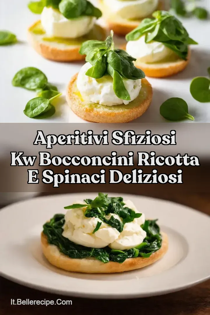 Aperitivi Sfiziosi kw Bocconcini Ricotta e Spinaci Deliziosi