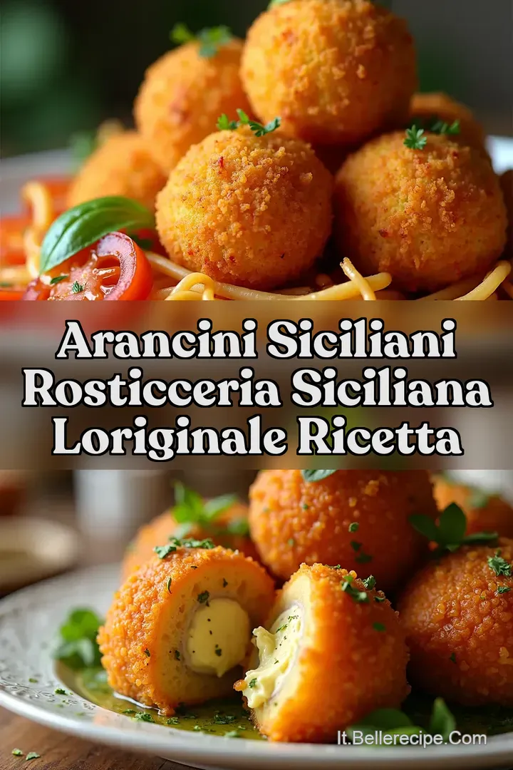 Arancini Siciliani Rosticceria siciliana LOriginale Ricetta