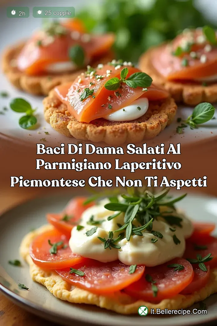 Baci di Dama Salati al Parmigiano LAperitivo Piemontese che Non Ti Aspetti