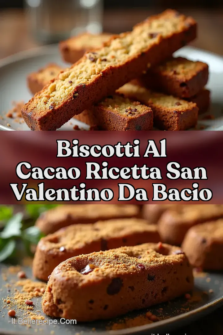 Biscotti al Cacao Ricetta San Valentino da Bacio
