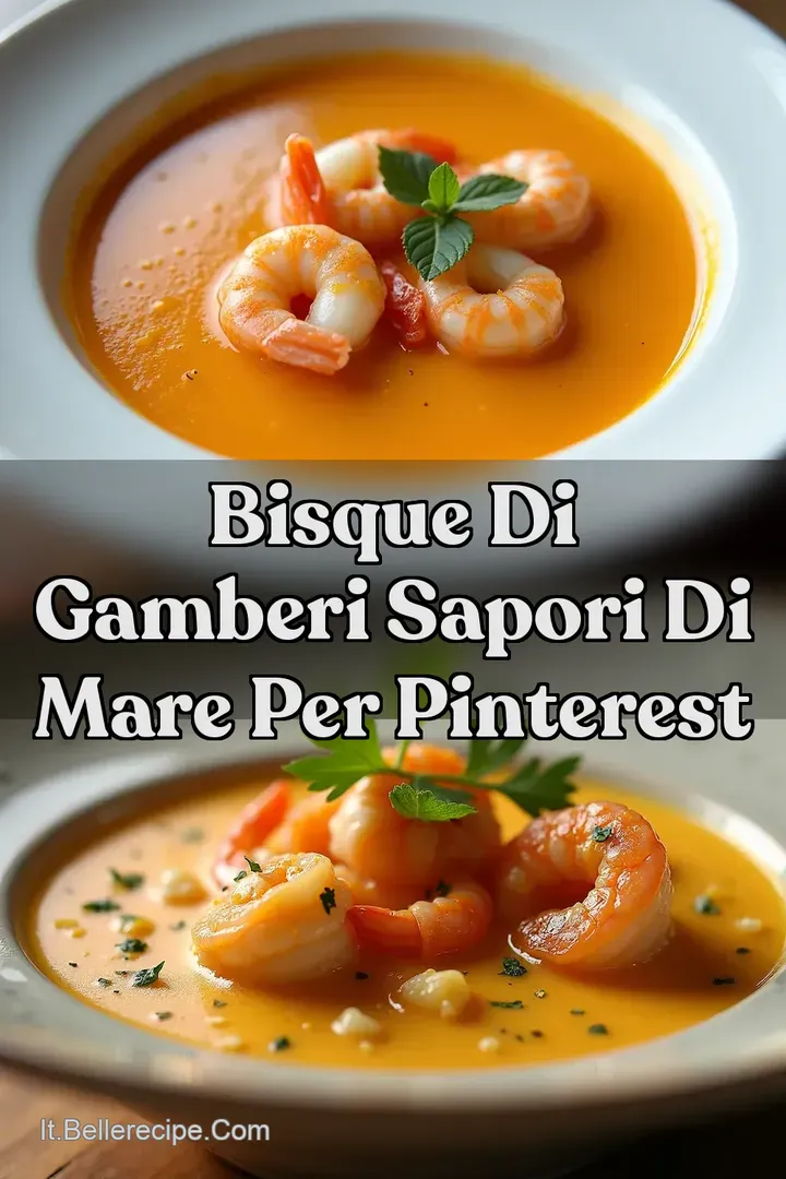 Bisque di Gamberi Sapori di Mare per Pinterest