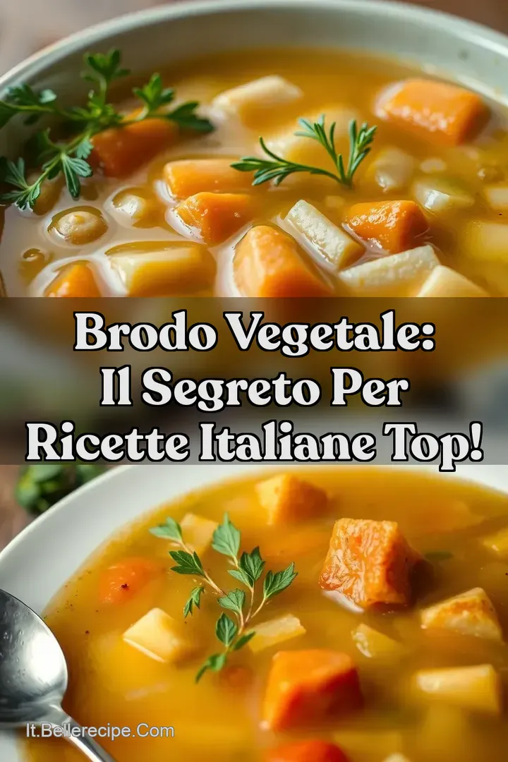 Brodo Vegetale: Il Segreto per Ricette Italiane Top!