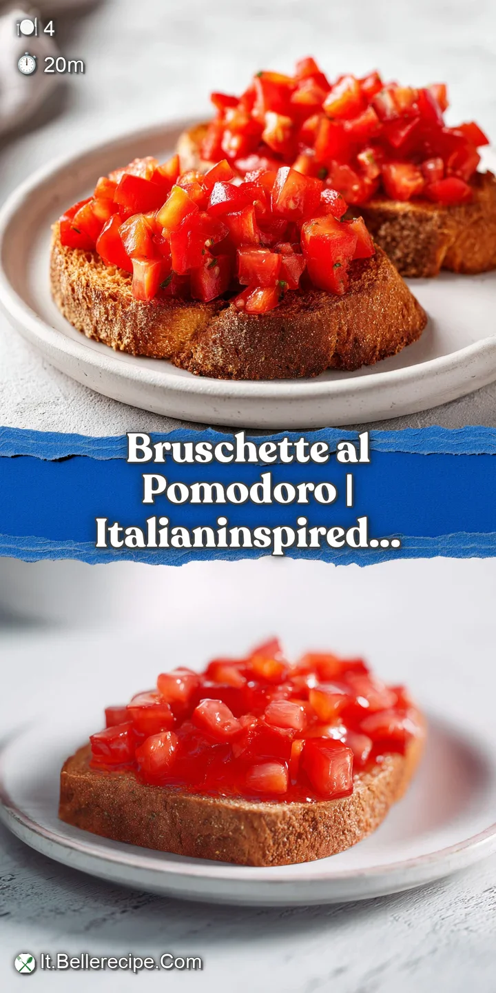 Primo piano di pane tostato e croccante con pomodori rossi lucidi d'olio, basilico fresco e grani di sale visibili.