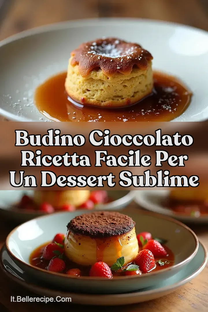 Budino Cioccolato Ricetta Facile per un Dessert Sublime
