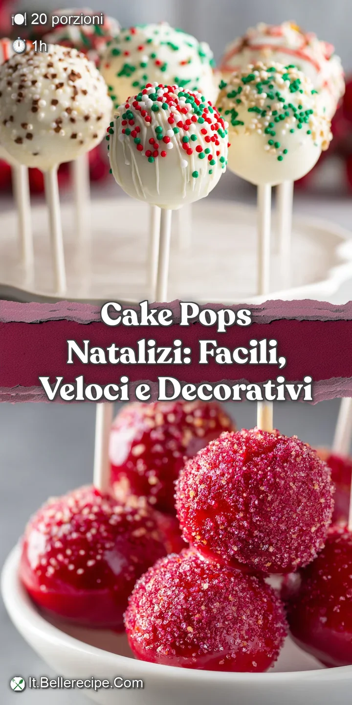 Close-up of a glossy, red cake pop, sprinkled with sparkling sugar. The smooth coating glistens with holiday cheer.