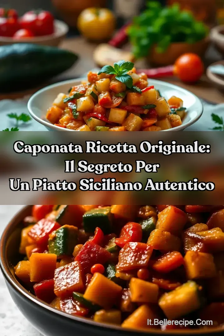 Caponata Ricetta Originale: Il Segreto per un Piatto Siciliano Autentico