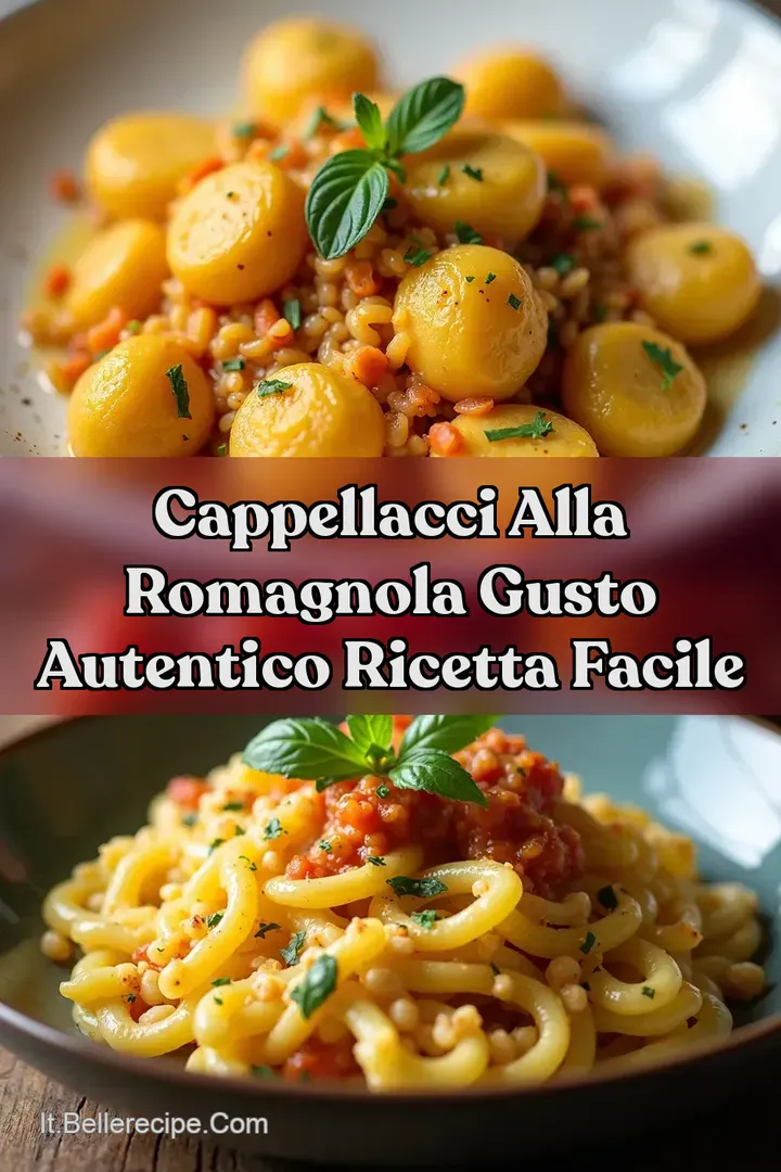 Cappellacci alla Romagnola Gusto Autentico Ricetta Facile