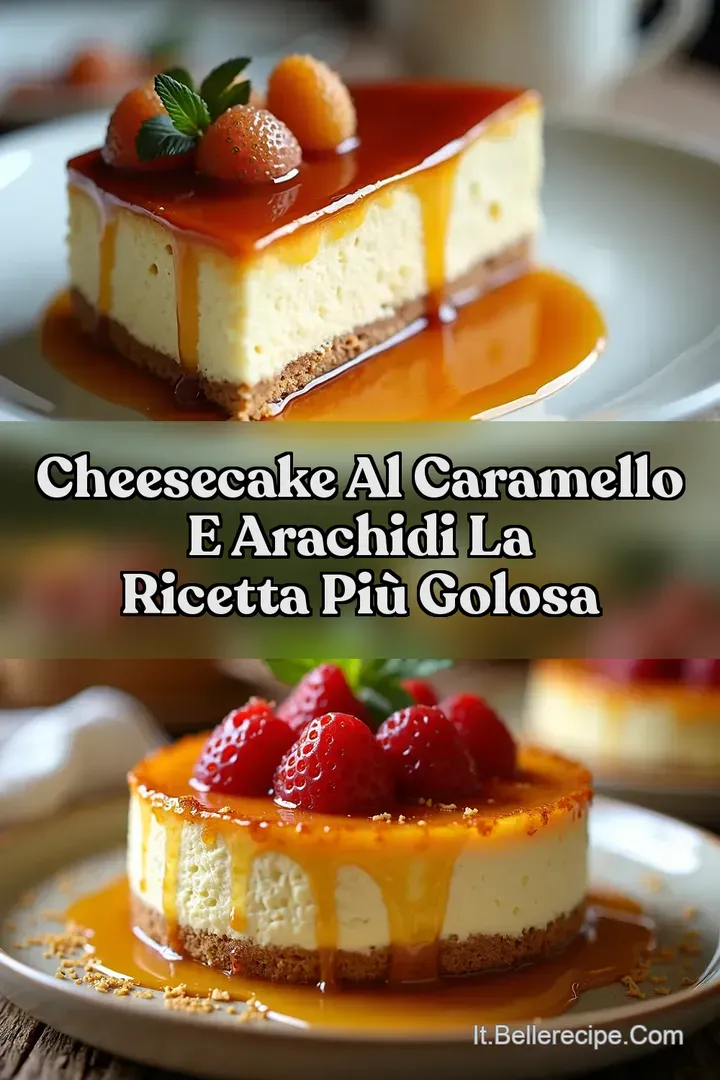 Cheesecake al Caramello e Arachidi la ricetta pi&ugrave; golosa