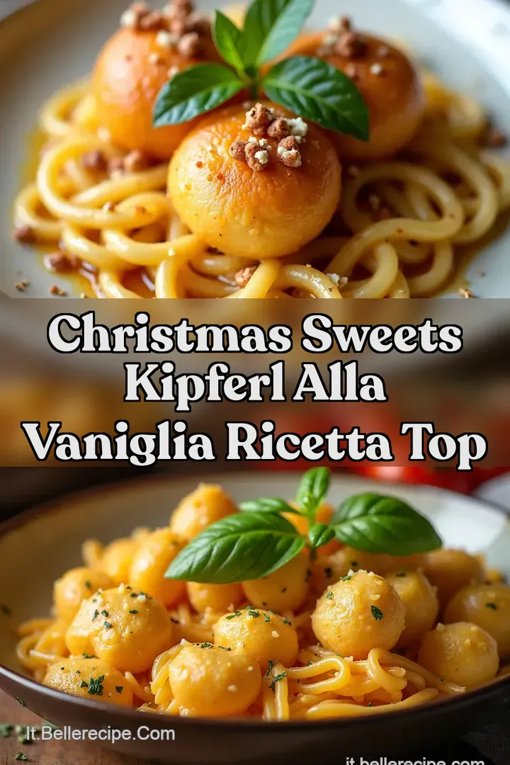 Christmas Sweets Kipferl alla Vaniglia Ricetta Top