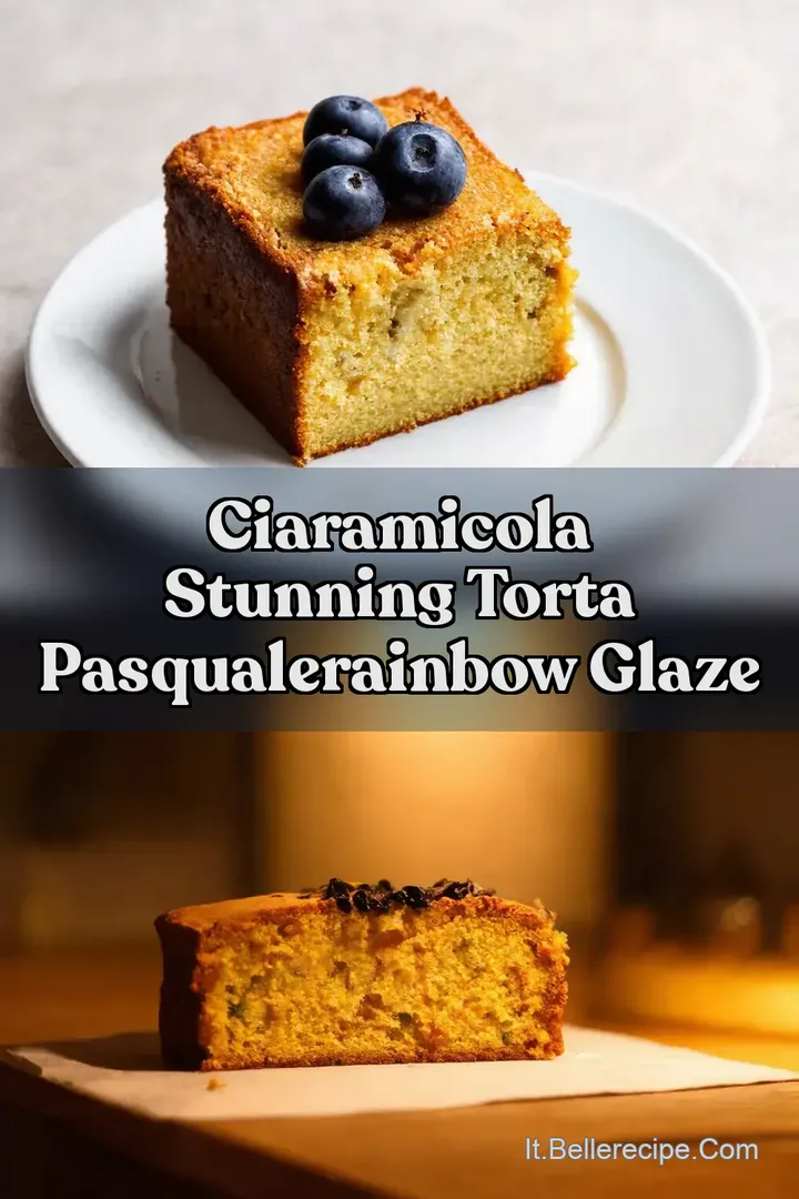 Ciaramicola Stunning Torta PasqualeRainbow Glaze