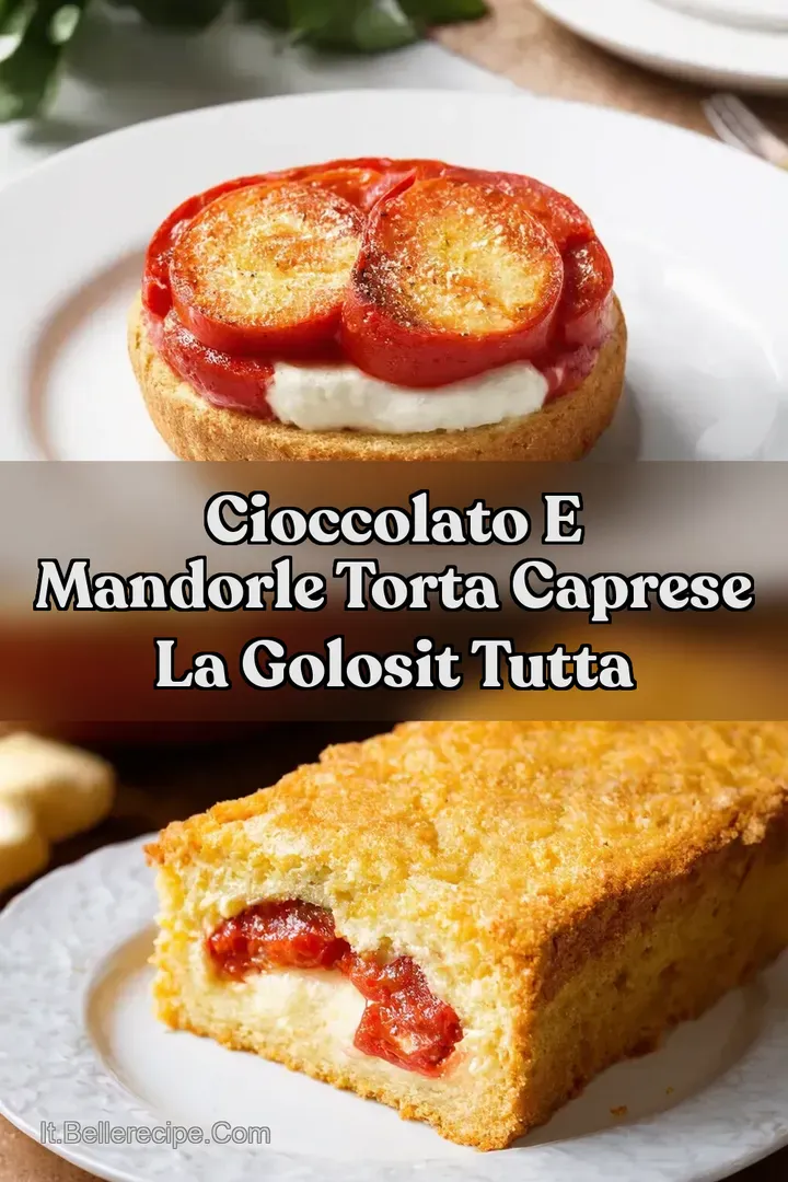 Cioccolato e mandorle Torta Caprese la golosit tutta