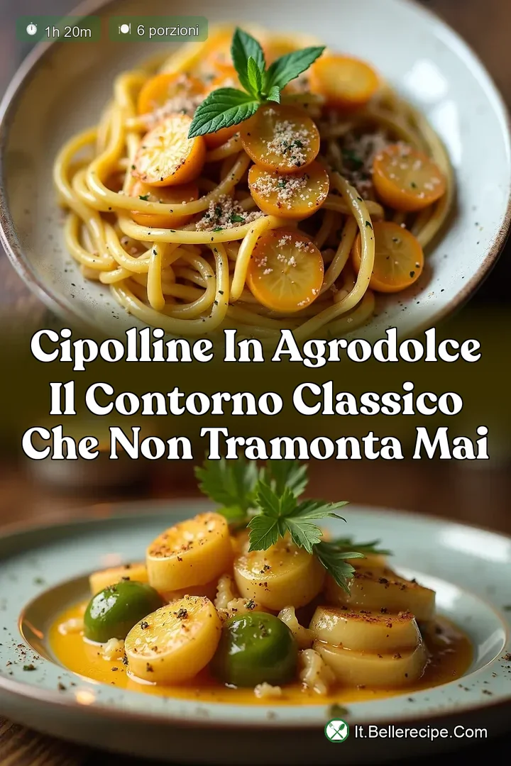 Cipolline in Agrodolce Il Contorno Classico che Non Tramonta Mai